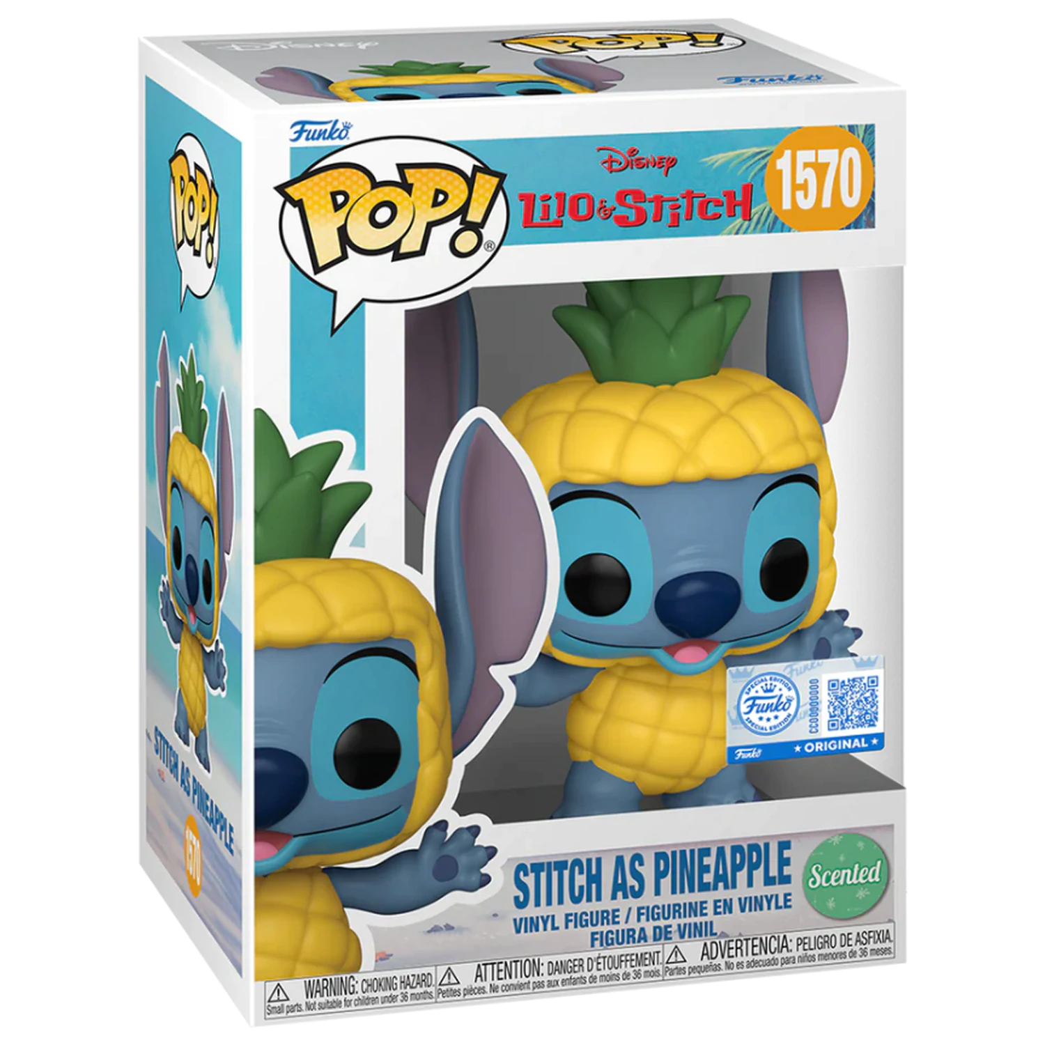 Lilo & Stitch Funko POP Disney Stitch als Ananas (SC) Produktfoto