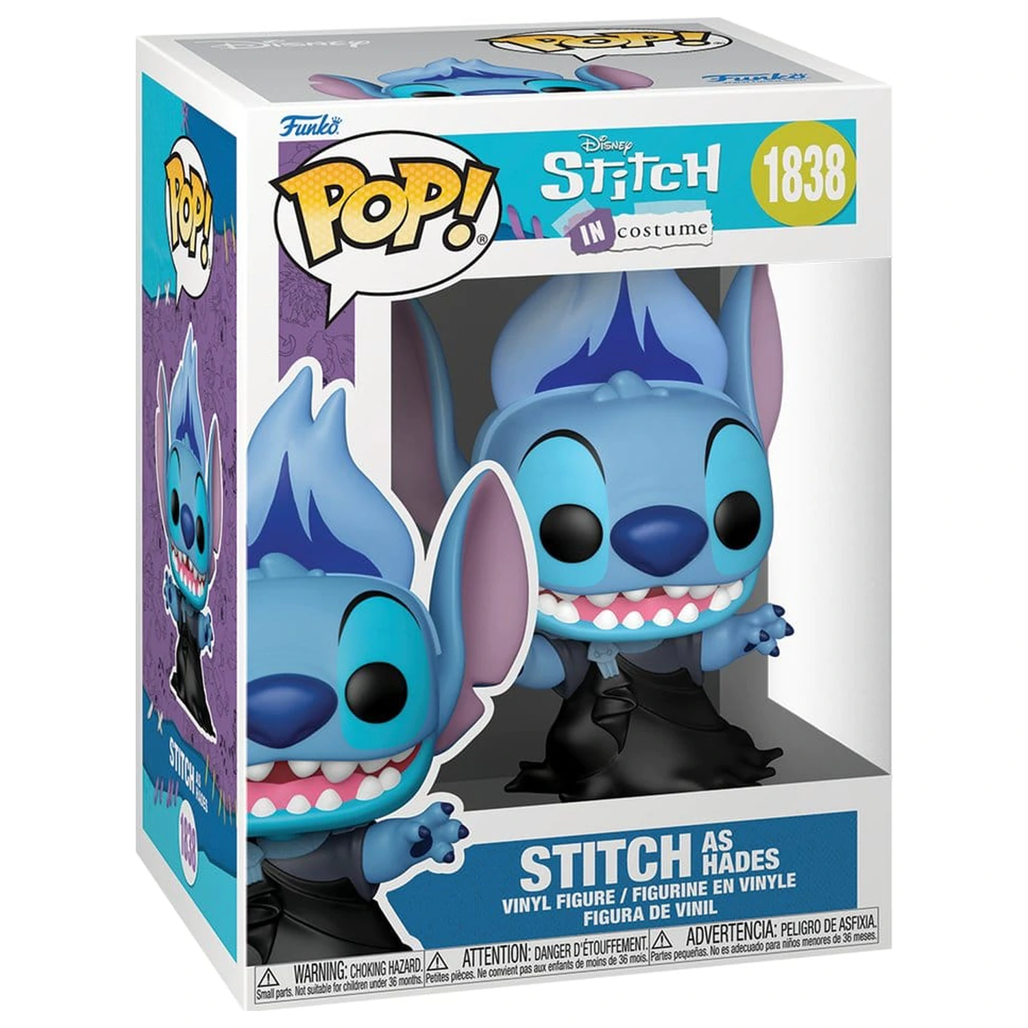 Lilo & Stitch Funko POP! Disney Vinylfigur Stitch as Hades 9 cm Produktfoto
