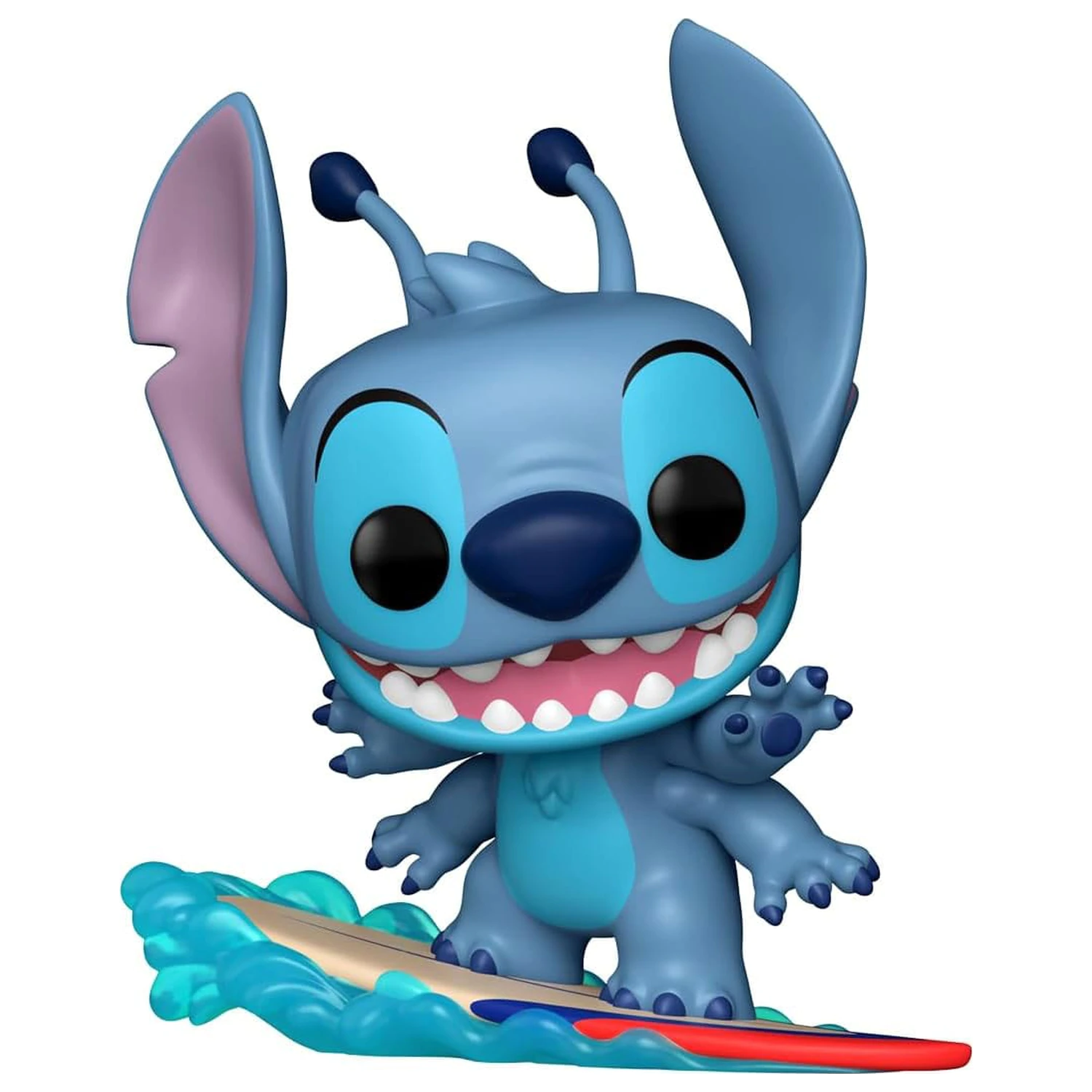 Lilo & Stitch Funko POP! Vinyl Figur Stitch on Surfboard Exklusive Ausgabe 9 cm Produktfoto
