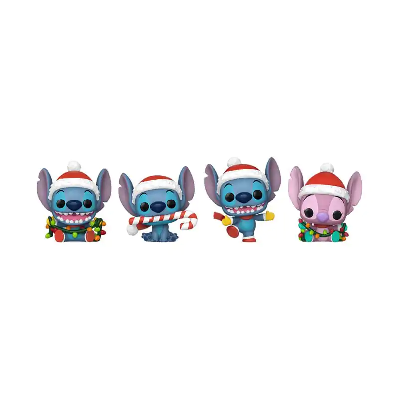 Lilo&Stitch Holiday 2025 Pocket Funko POP! Vinyl Figur 4er-Pack Baum Holiday Box 4 cm Produktfoto