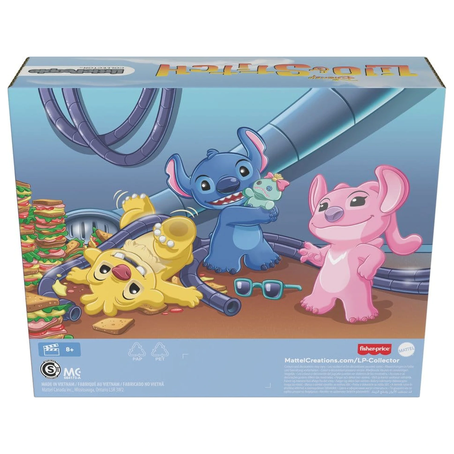 Lilo & Stitch Little People Sammler Mini Figuren 3er-Pack Stitch & The Cousins 7 cm Produktfoto