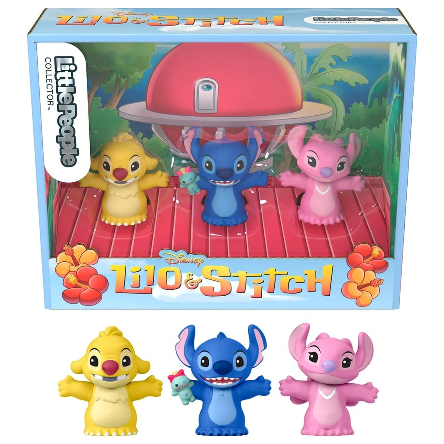Lilo & Stitch Little People Sammler Mini Figuren 3er-Pack Stitch & The Cousins 7 cm Produktfoto