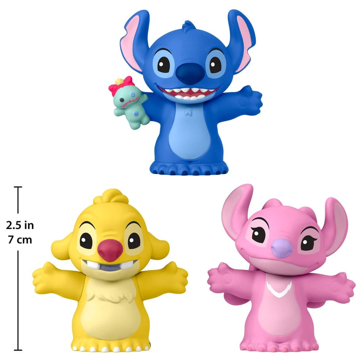 Lilo & Stitch Little People Sammler Mini Figuren 3er-Pack Stitch & The Cousins 7 cm Produktfoto
