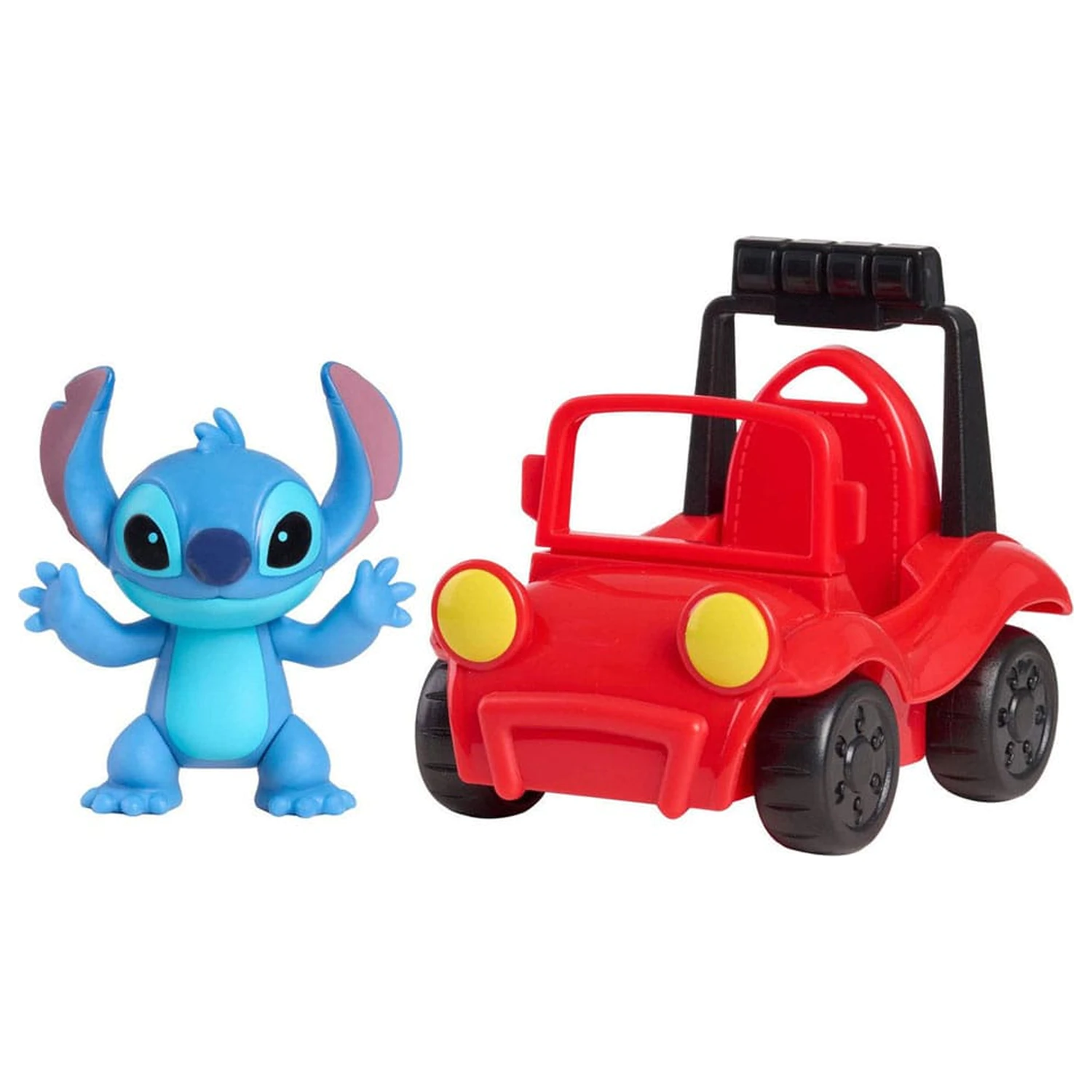 Lilo & Stitch Miniaturfiguren Spielset Stitch & Beach Buggy 7,5 cm Produktfoto