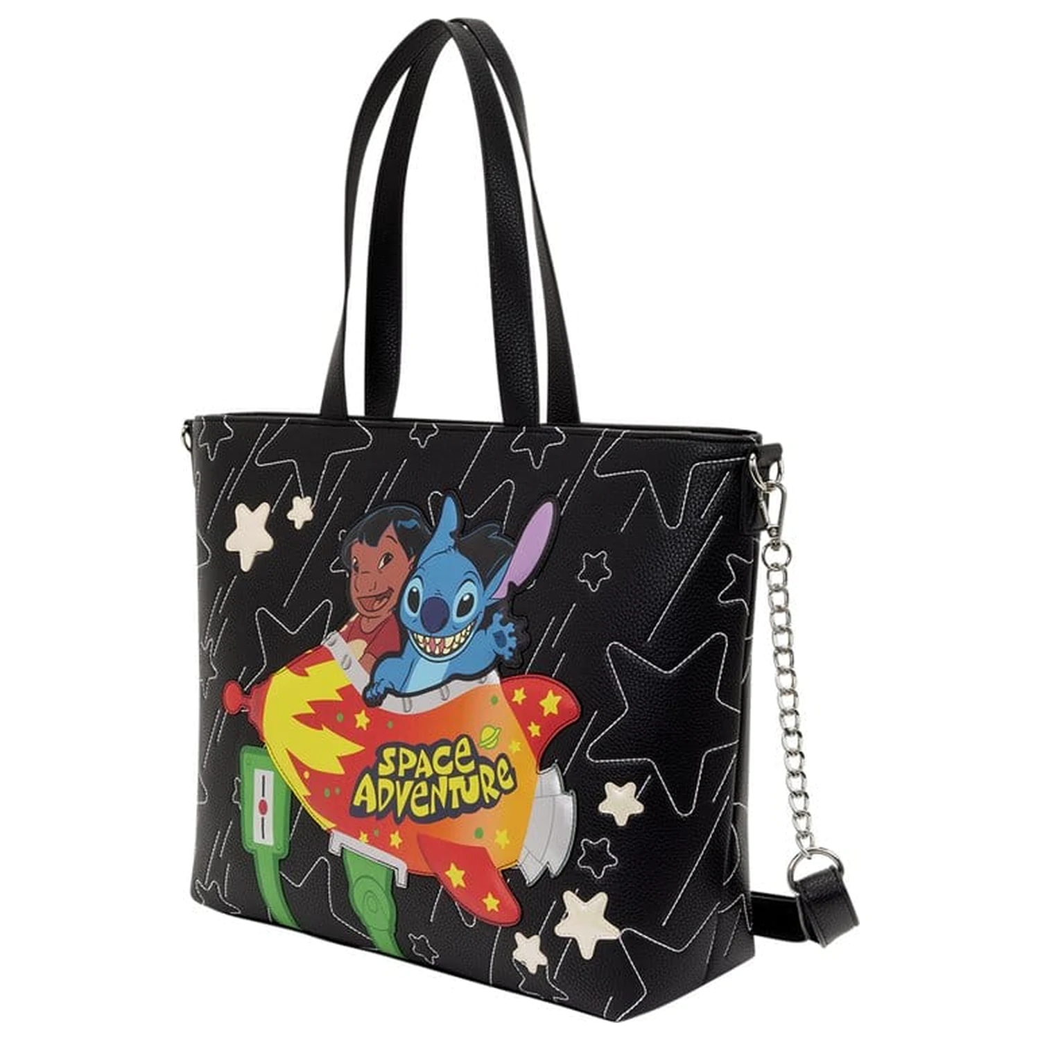 Lilo & Stitch by Loungefly Canvas Einkaufstasche Space Adventure Produktfoto