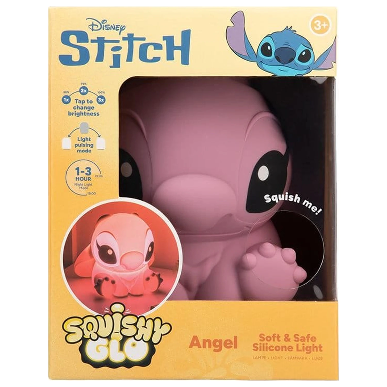 Lilo & Stitch SquishyGlo Silikon Licht Engel Wiederaufladbar Produktfoto