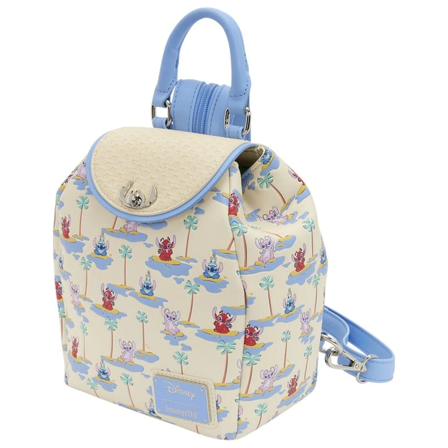 Lilo & Stitch by Loungefly Mikro Rucksack Stitch, Angel, & Leroy Produktfoto