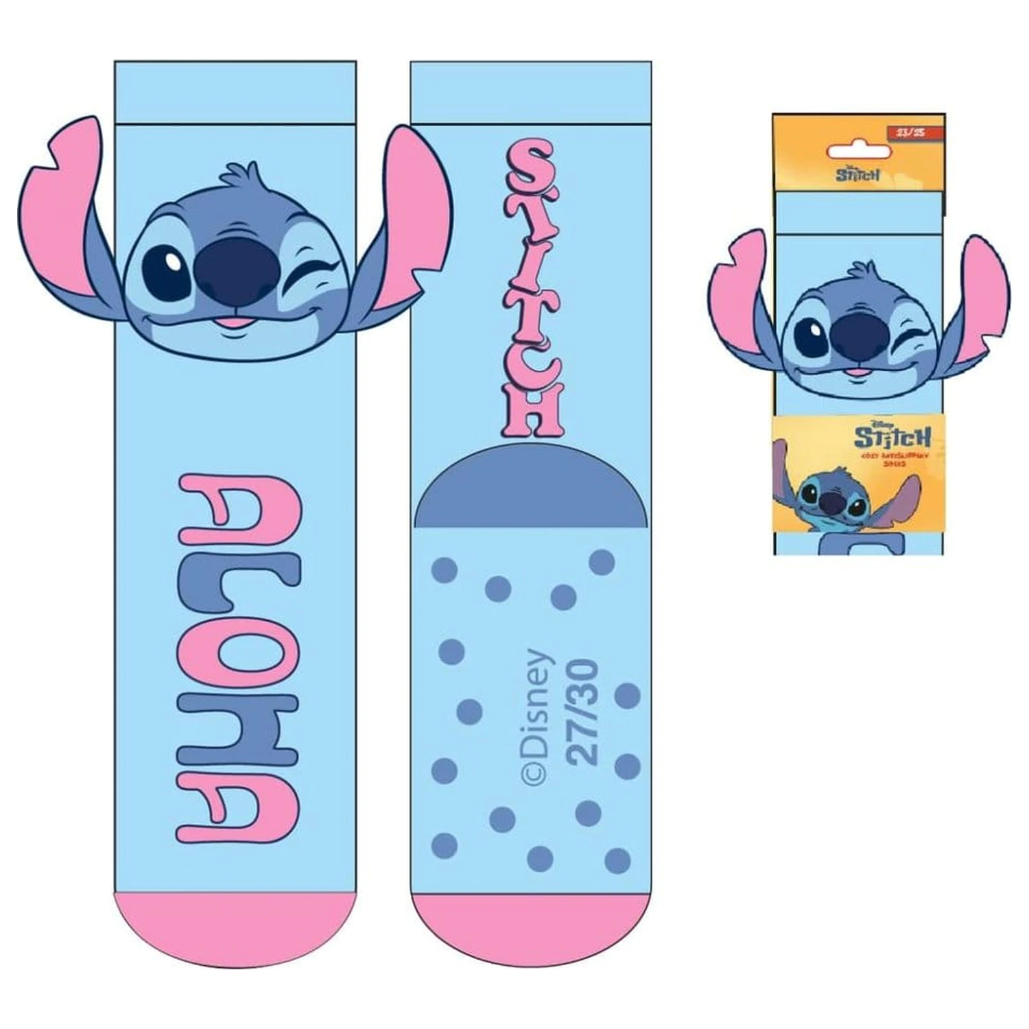 Lilo & Stitch Gemütliche Anti-Rutsch Socken Stitch 27-34 Produktfoto