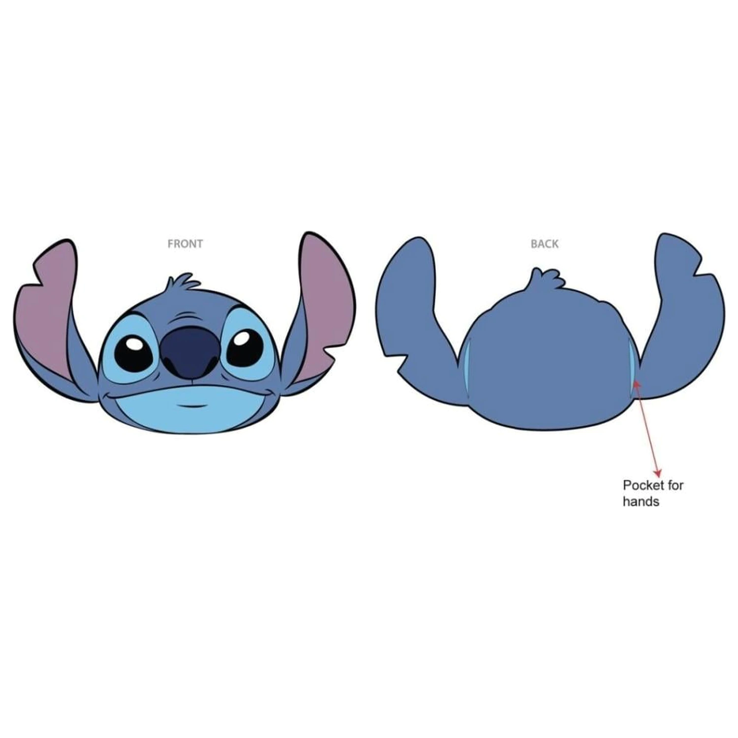 Lilo & Stitch Stitch Händewärmer-Kissen Produktfoto