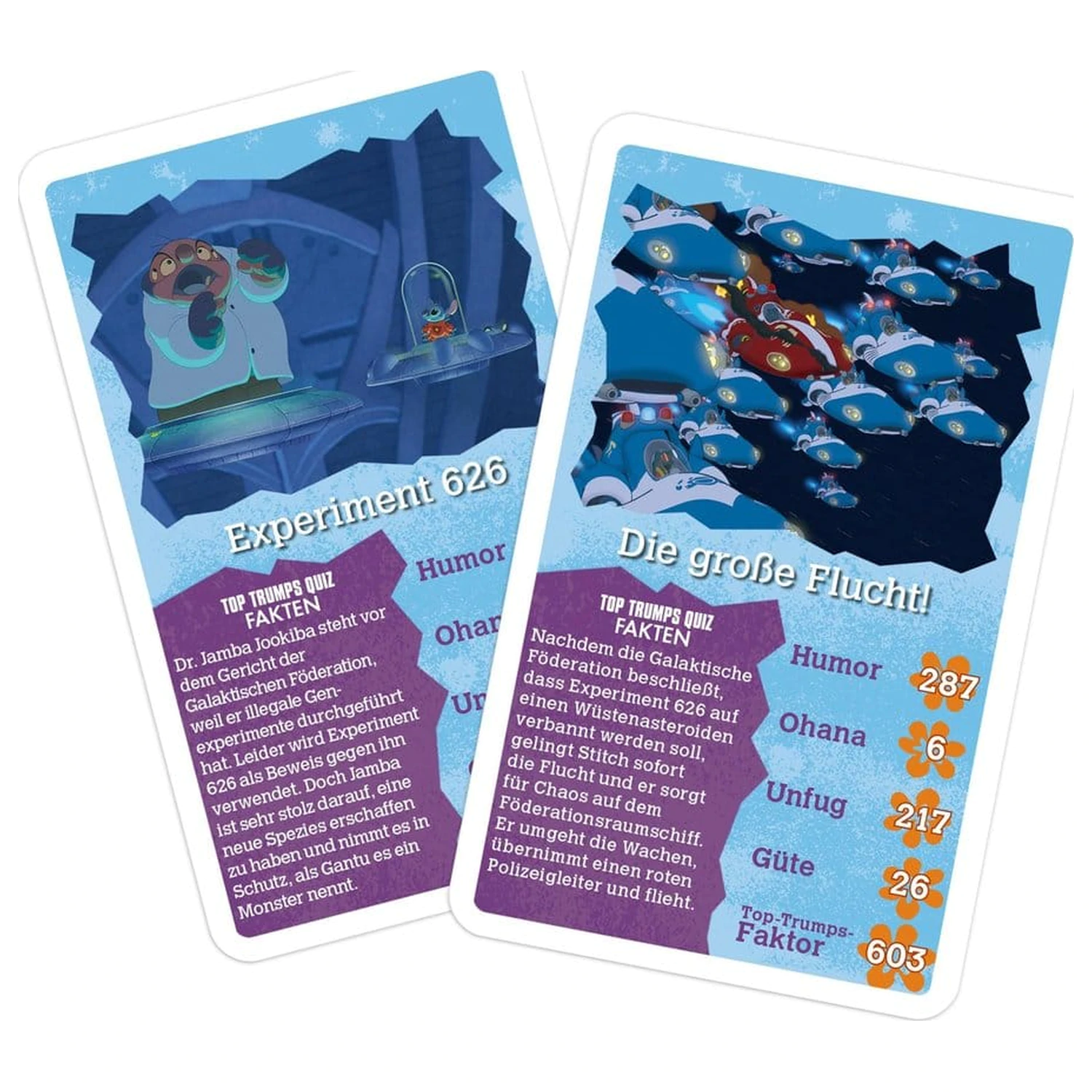 Lilo & Stitch Kartenspiel Top Trumps *Deutsche Version* Produktfoto
