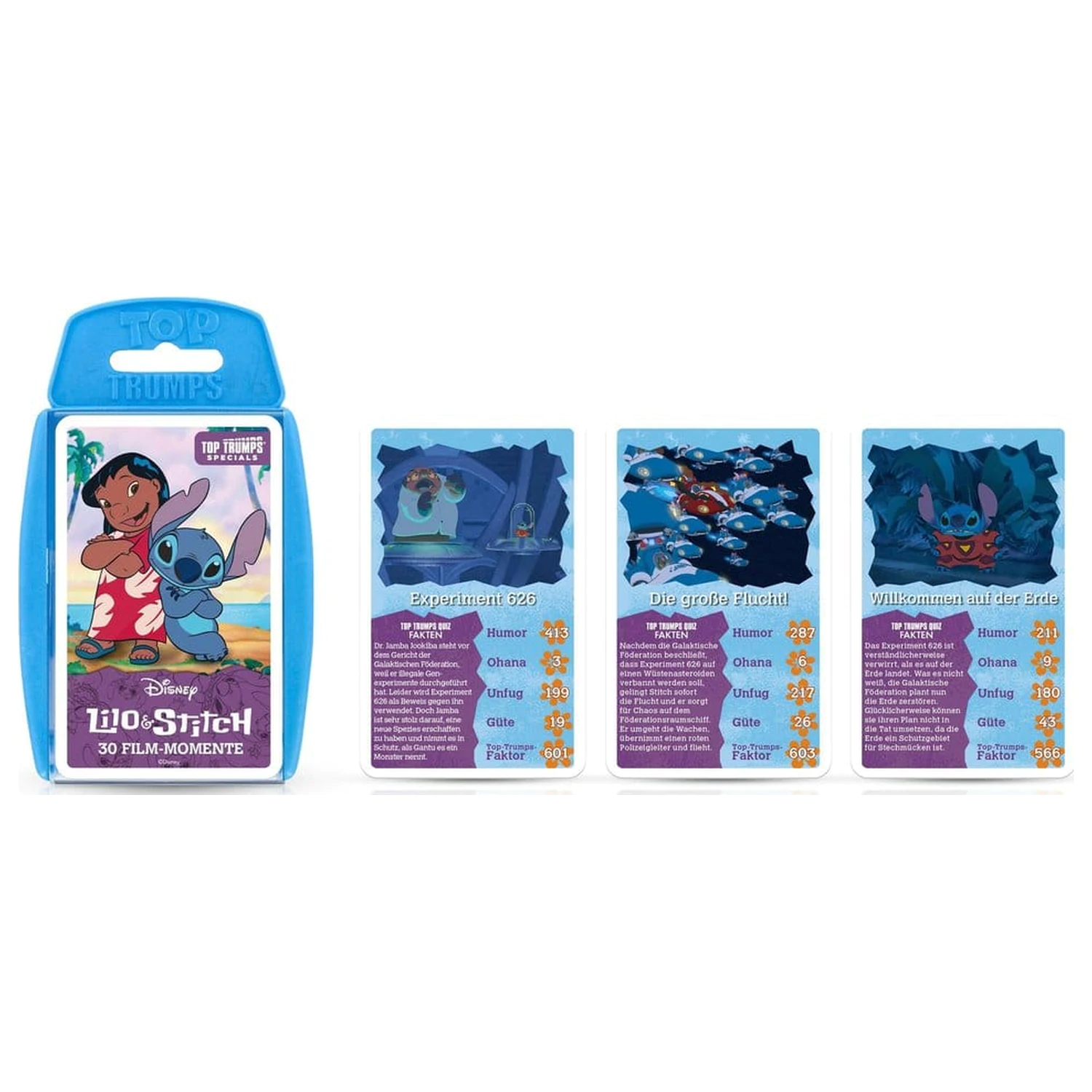 Lilo & Stitch Kartenspiel Top Trumps *Deutsche Version* Produktfoto