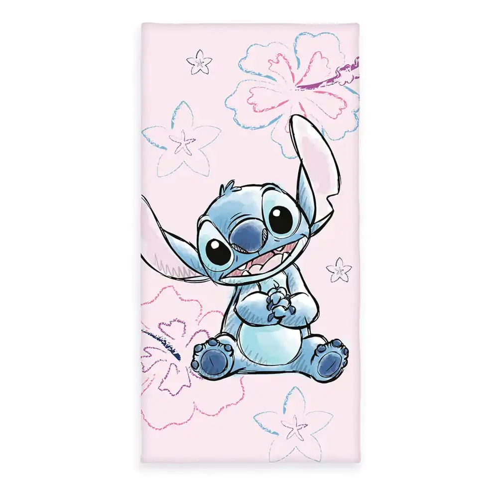 Lilo & Stitch Velours Handtuch 75 x 150 cm Produktfoto