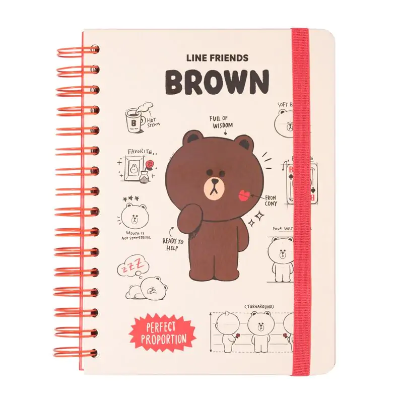 Line Friends A5 Notizbuch termékfotó