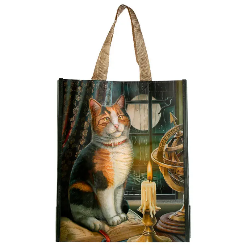 Lisa Parker Adventurous Cat Einkaufstasche Produktfoto