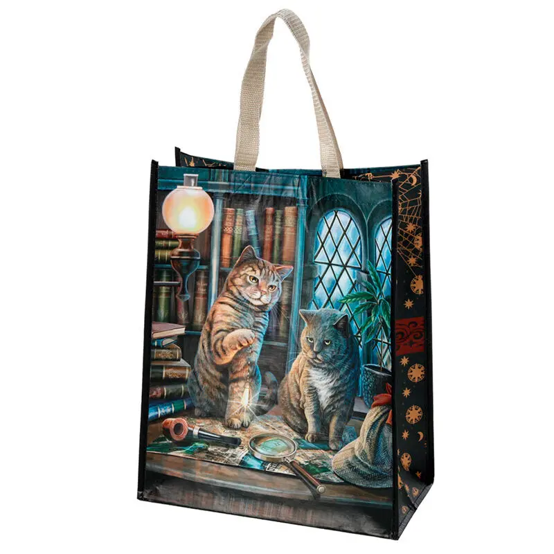 Lisa Parker Purrrlock Holmes Cat Einkaufstasche Produktfoto