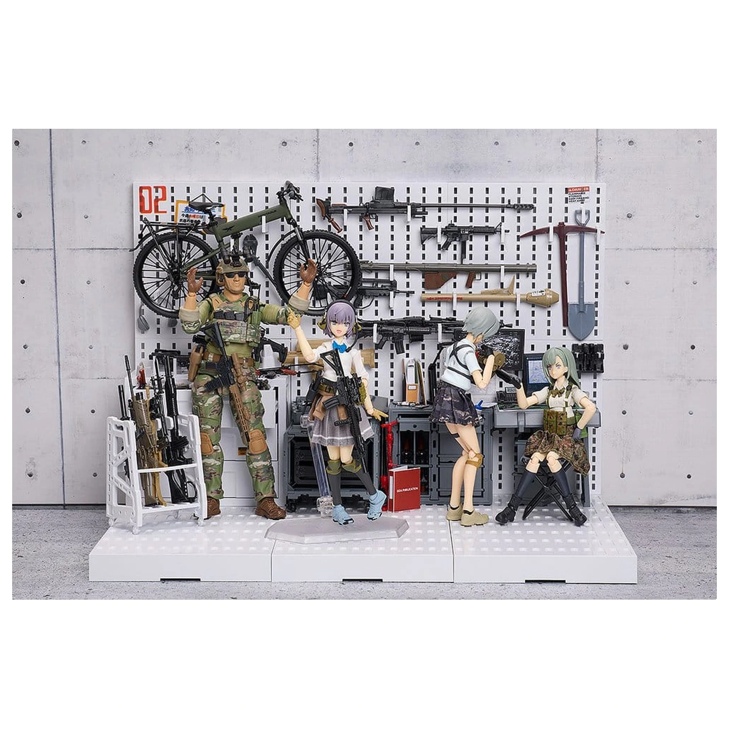 Little Armory figma Actionfigur Miyo Asato: Summer Uniform ver. 1.5 13 cm Produktfoto