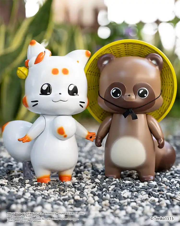 Little Fox with Two Tails Vinyl Figur Chibi Creature Tenko 15 cm Produktfoto