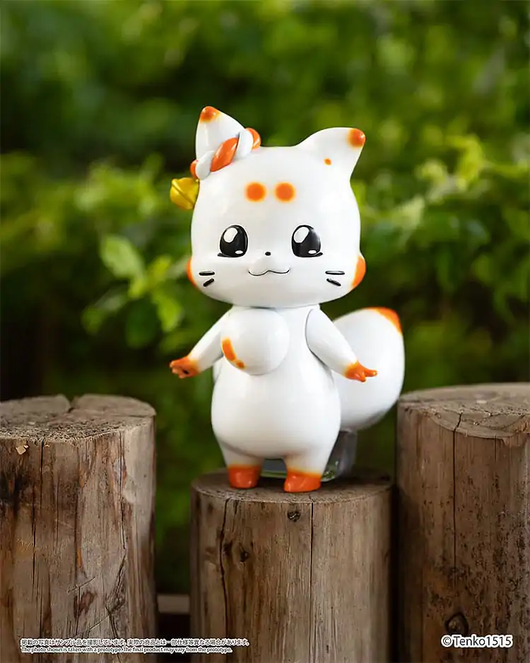 Little Fox with Two Tails Vinyl Figur Chibi Creature Tenko 15 cm Produktfoto