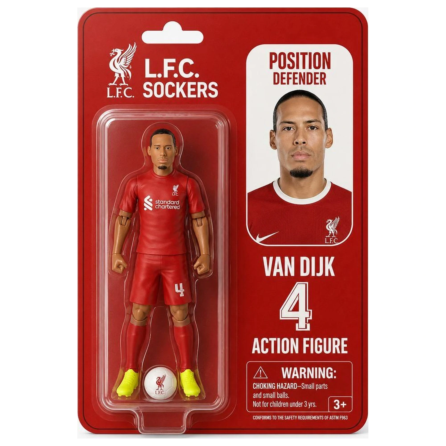 Liverpool F.C. Van Dijk Actionfigur 10cm Produktfoto
