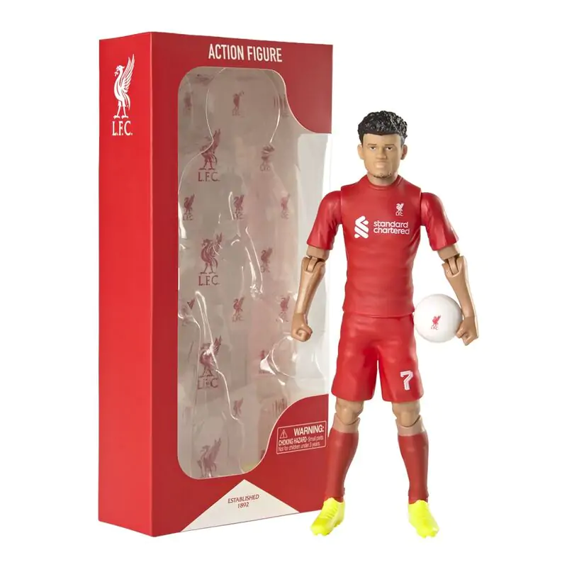 Liverpool Football Club Luis Diaz Action Figur 20cm Produktfoto