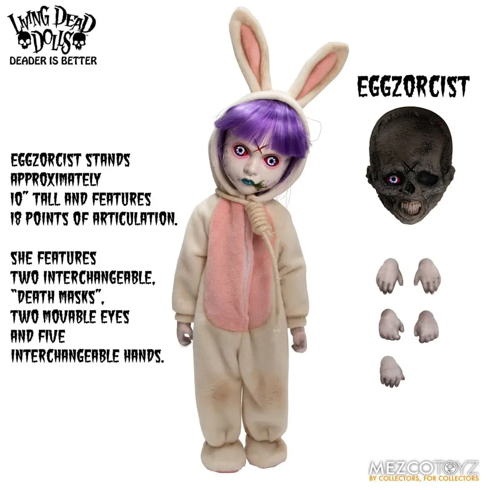 Living Dead Dolls Puppe Eggzorcist 25 cm termékfotó