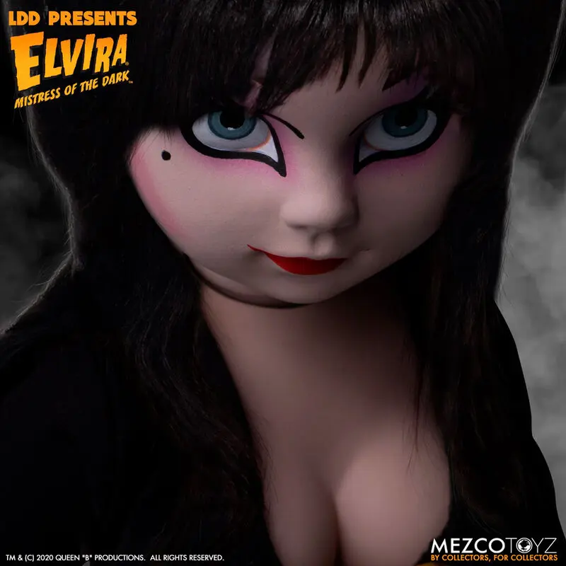 Elvira Mistress of the Dark Living Dead Dolls Puppe Elvira 25 cm Produktfoto