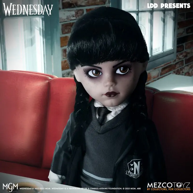 Living Dolls Wednesday Uniform Puppe 25,5 cm Produktfoto