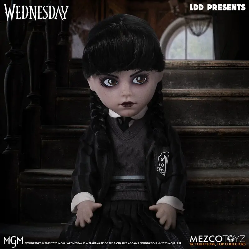 Living Dolls Wednesday Uniform Puppe 25,5 cm Produktfoto