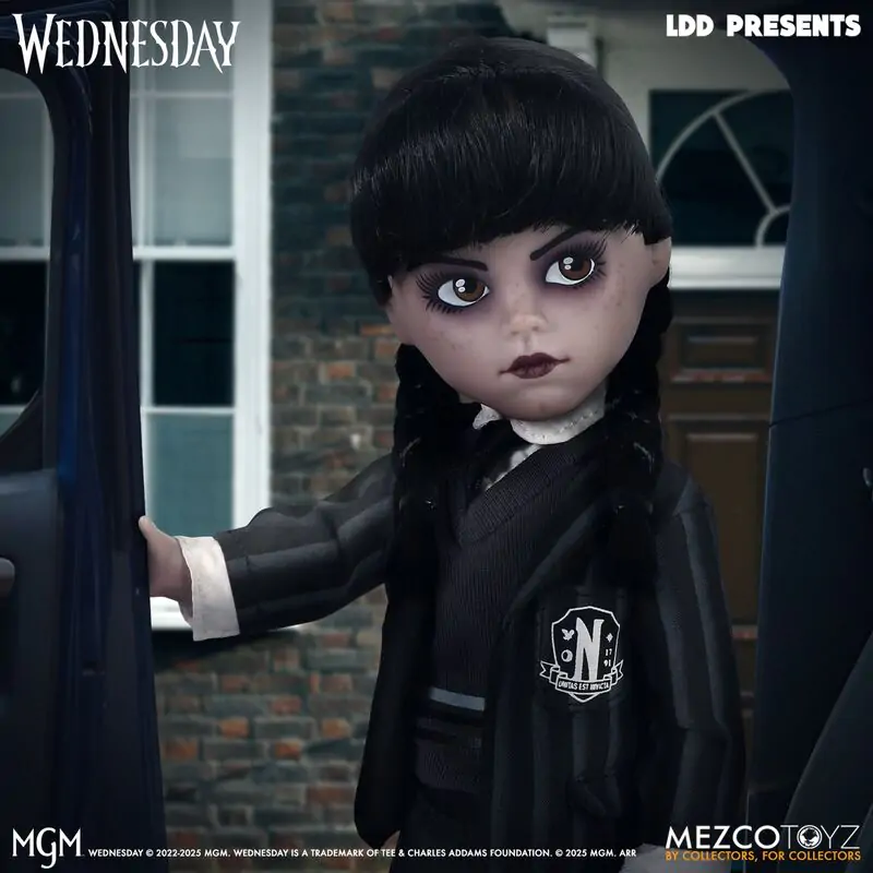 Living Dolls Wednesday Uniform Puppe 25,5 cm Produktfoto