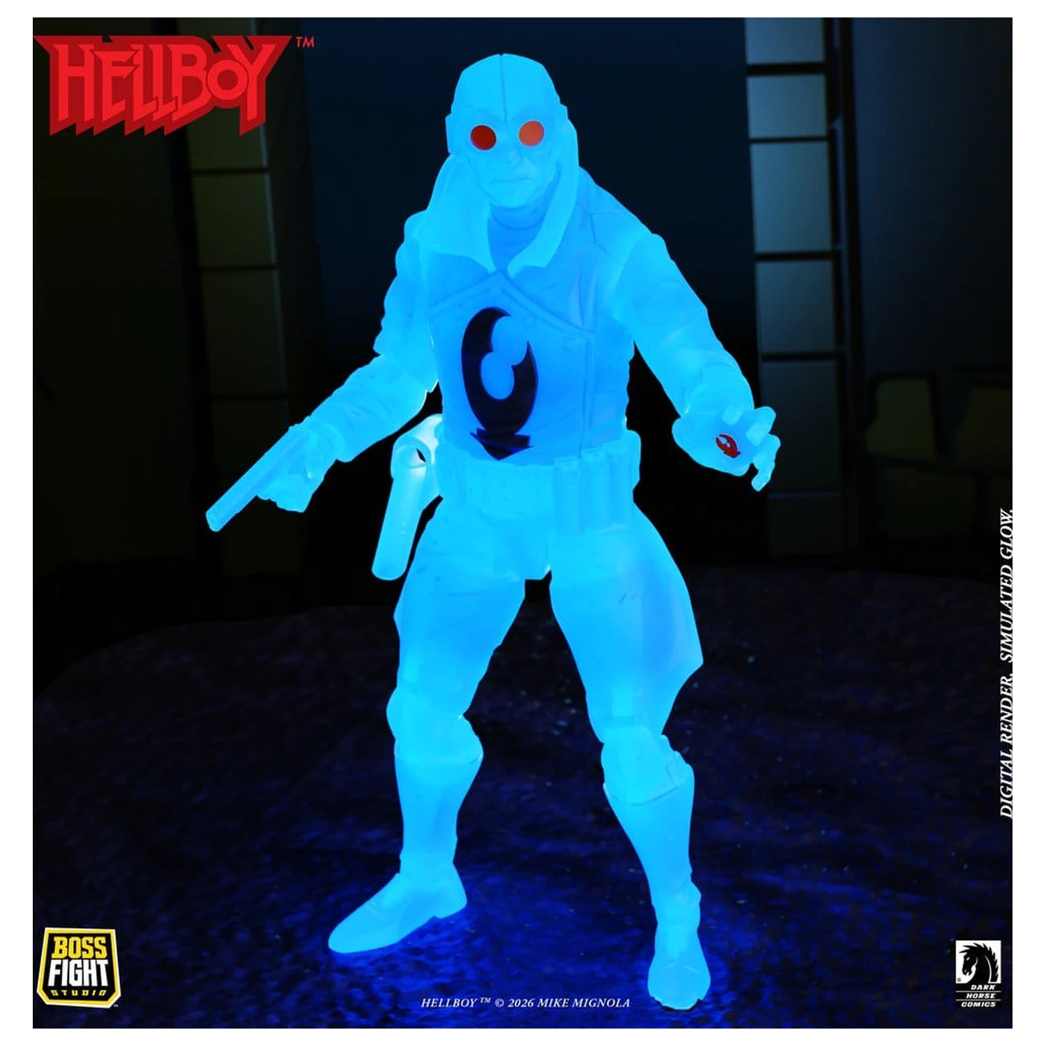 Lobster Johnson 1/12 Actionfigur The Ghost of Lobster Johnson (Limited Edition) 17 cm Produktfoto