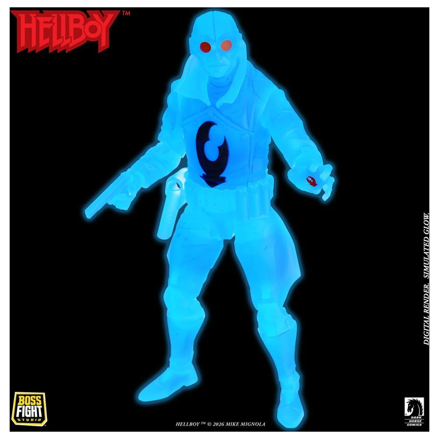 Lobster Johnson 1/12 Actionfigur The Ghost of Lobster Johnson (Limited Edition) 17 cm Produktfoto