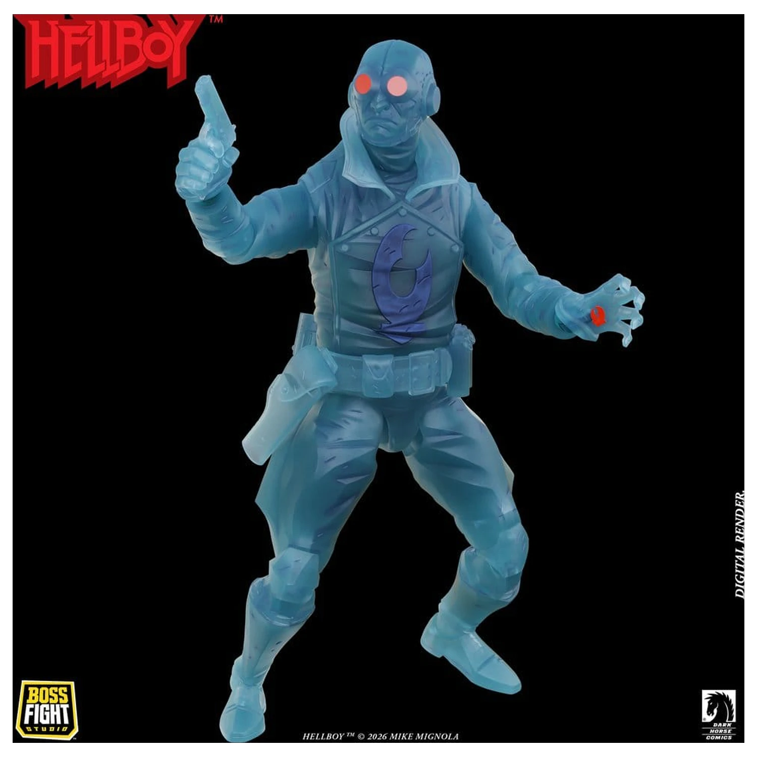Lobster Johnson 1/12 Actionfigur The Ghost of Lobster Johnson (Limited Edition) 17 cm Produktfoto