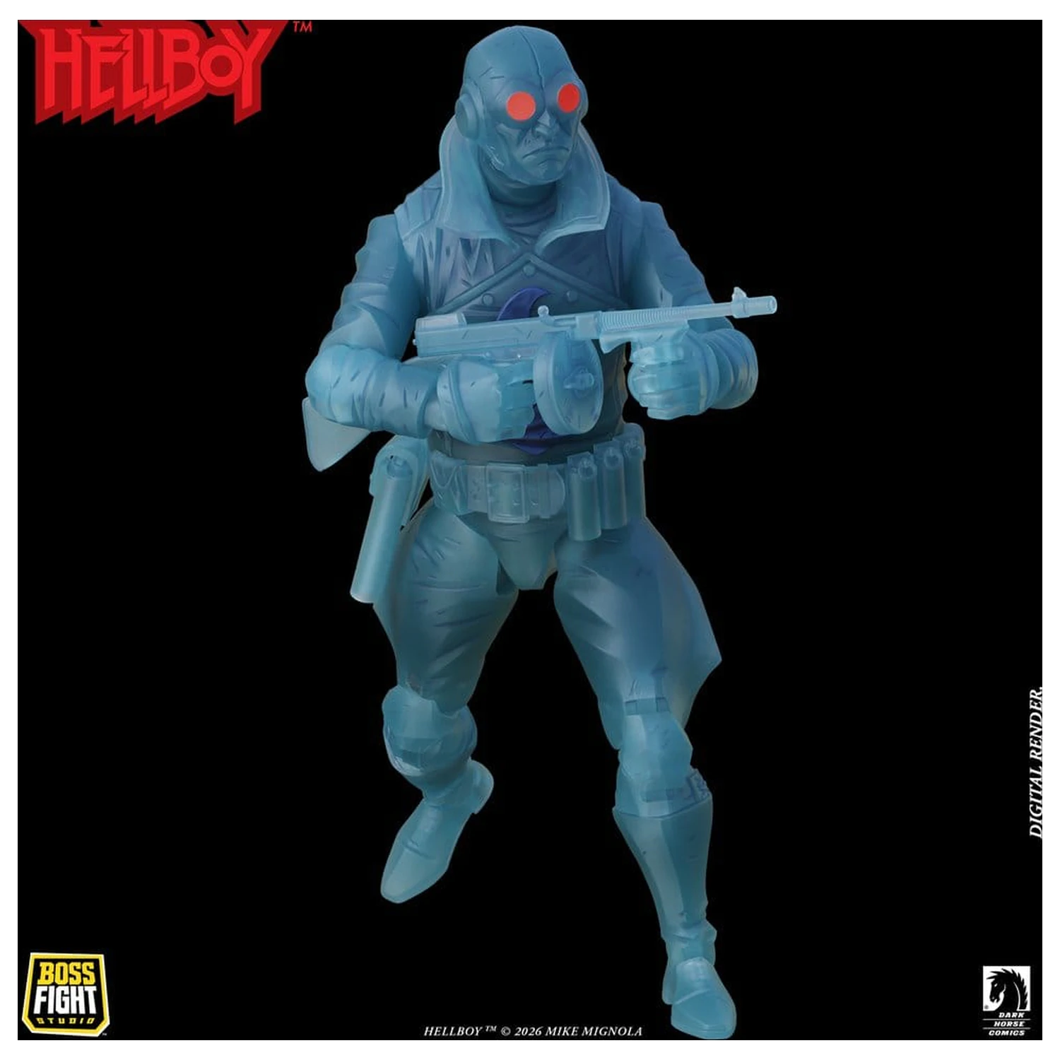 Lobster Johnson 1/12 Actionfigur The Ghost of Lobster Johnson (Limited Edition) 17 cm Produktfoto