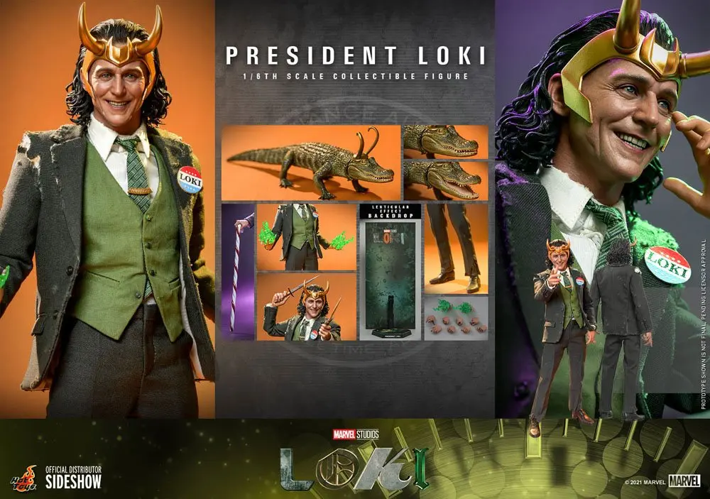 Loki Actionfigur 1/6 President Loki 31 cm termékfotó
