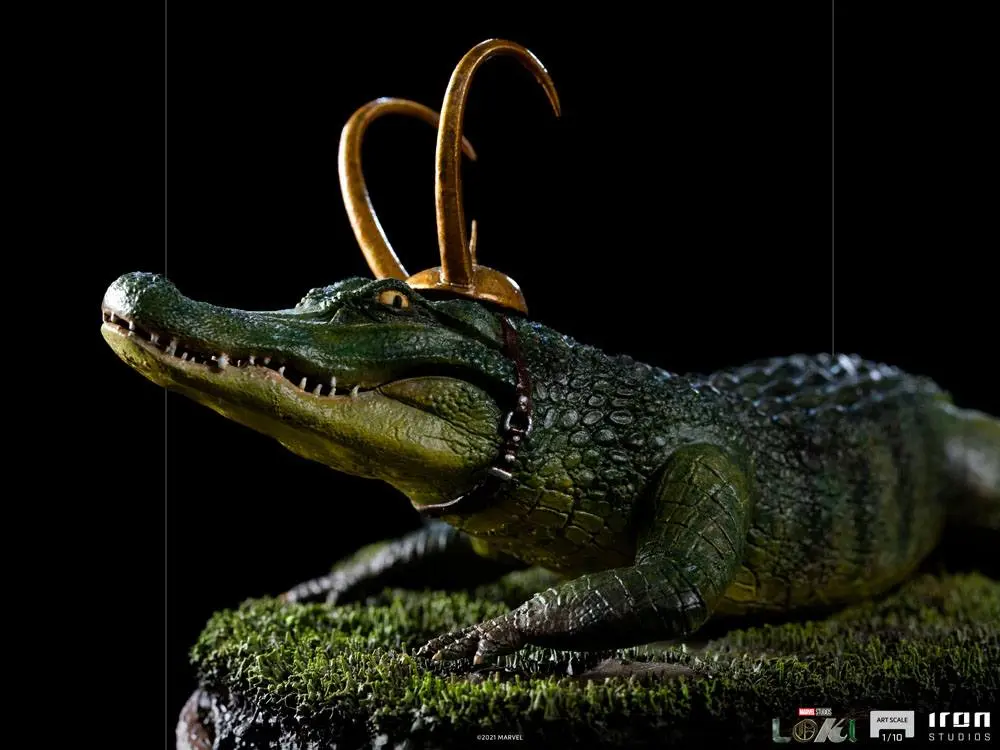 Loki Art Scale Statue 1/10 Alligator 15 cm Produktfoto