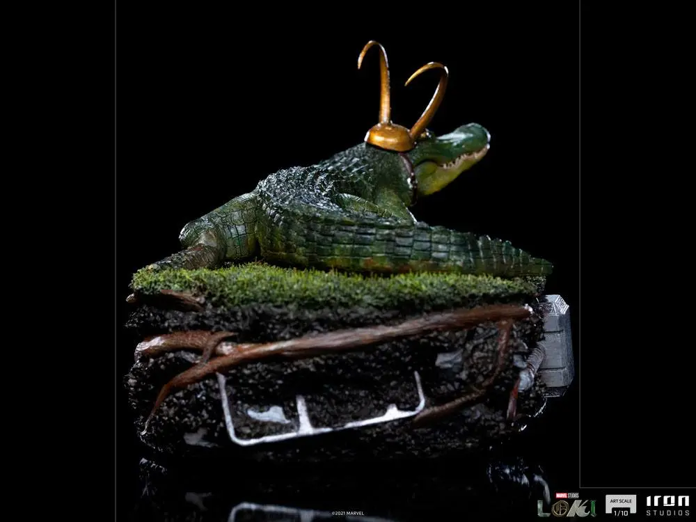 Loki Art Scale Statue 1/10 Alligator 15 cm Produktfoto