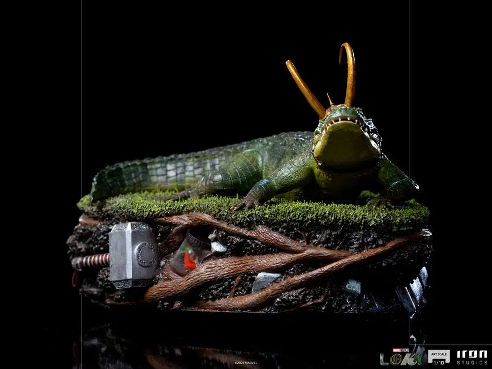 Loki Art Scale Statue 1/10 Alligator 15 cm Produktfoto