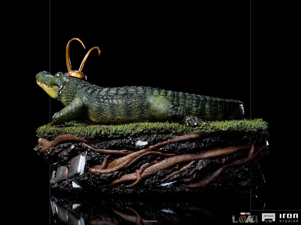 Loki Art Scale Statue 1/10 Alligator 15 cm Produktfoto