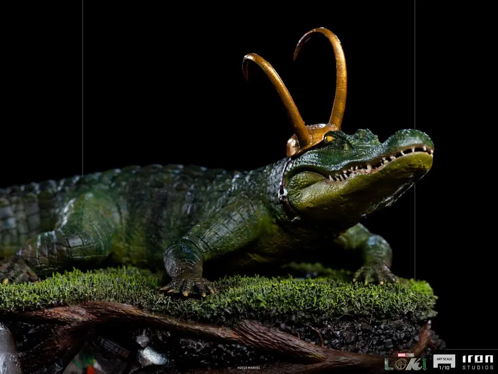 Loki Art Scale Statue 1/10 Alligator 15 cm Produktfoto