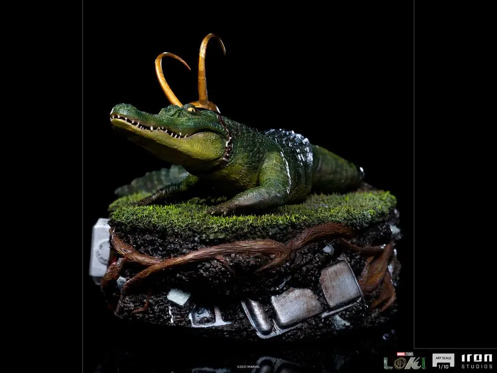 Loki Art Scale Statue 1/10 Alligator 15 cm Produktfoto