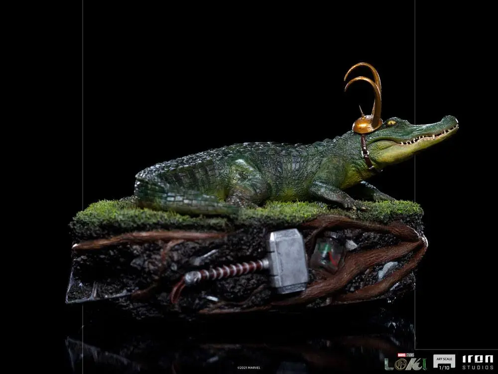 Loki Art Scale Statue 1/10 Alligator 15 cm Produktfoto
