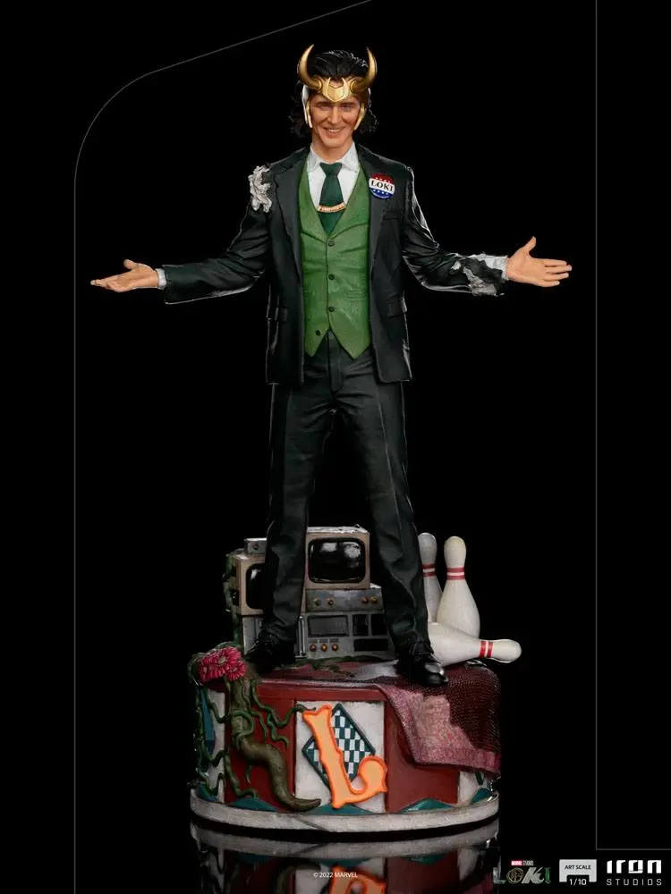 Loki Art Scale Statue 1/10 Loki President Variant 25 cm Produktfoto