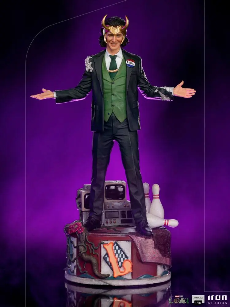 Loki Art Scale Statue 1/10 Loki President Variant 25 cm Produktfoto