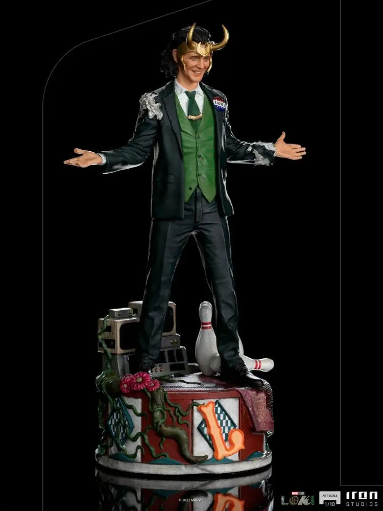 Loki Art Scale Statue 1/10 Loki President Variant 25 cm Produktfoto