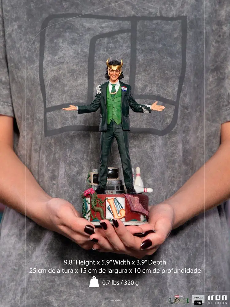 Loki Art Scale Statue 1/10 Loki President Variant 25 cm Produktfoto