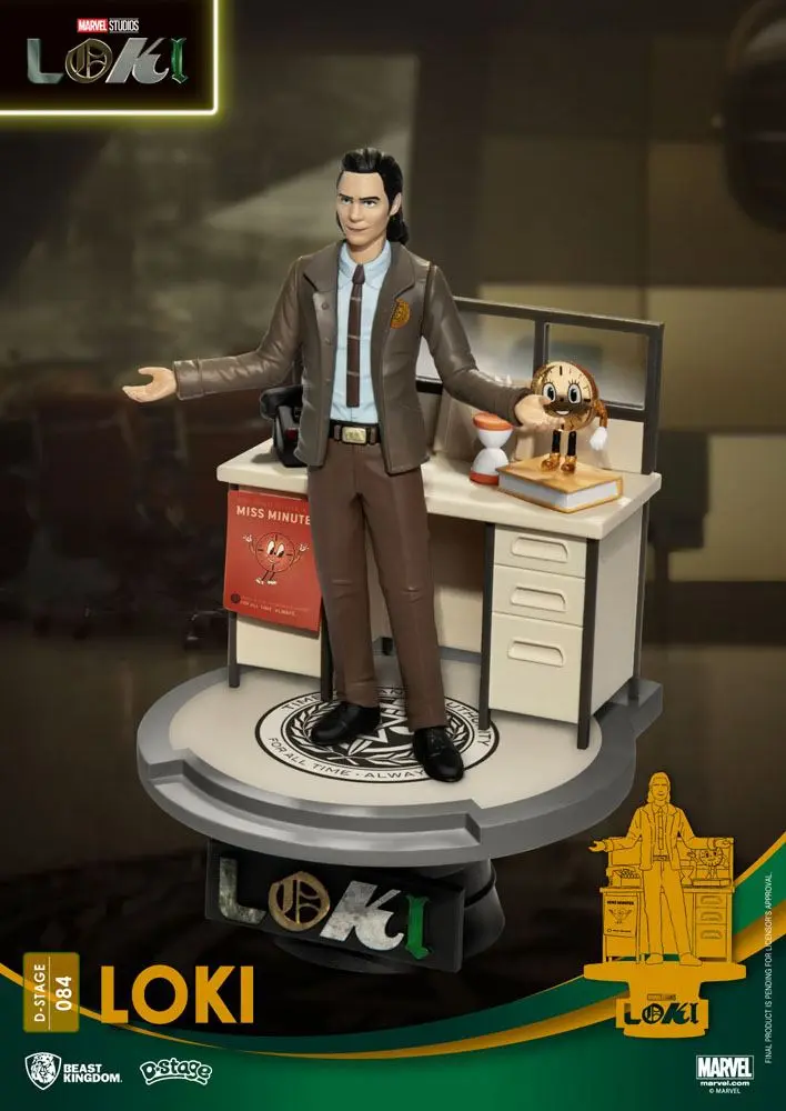 Loki D-Stage PVC Diorama Loki Closed Box Version 16 cm Produktfoto