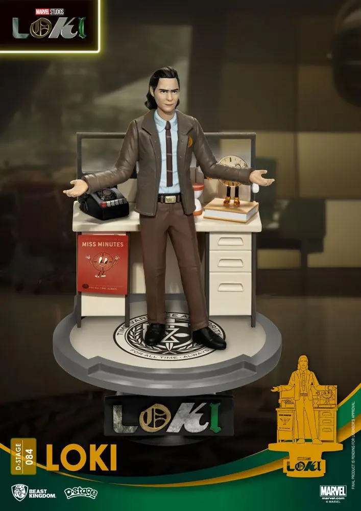 Loki D-Stage PVC Diorama Loki Closed Box Version 16 cm Produktfoto