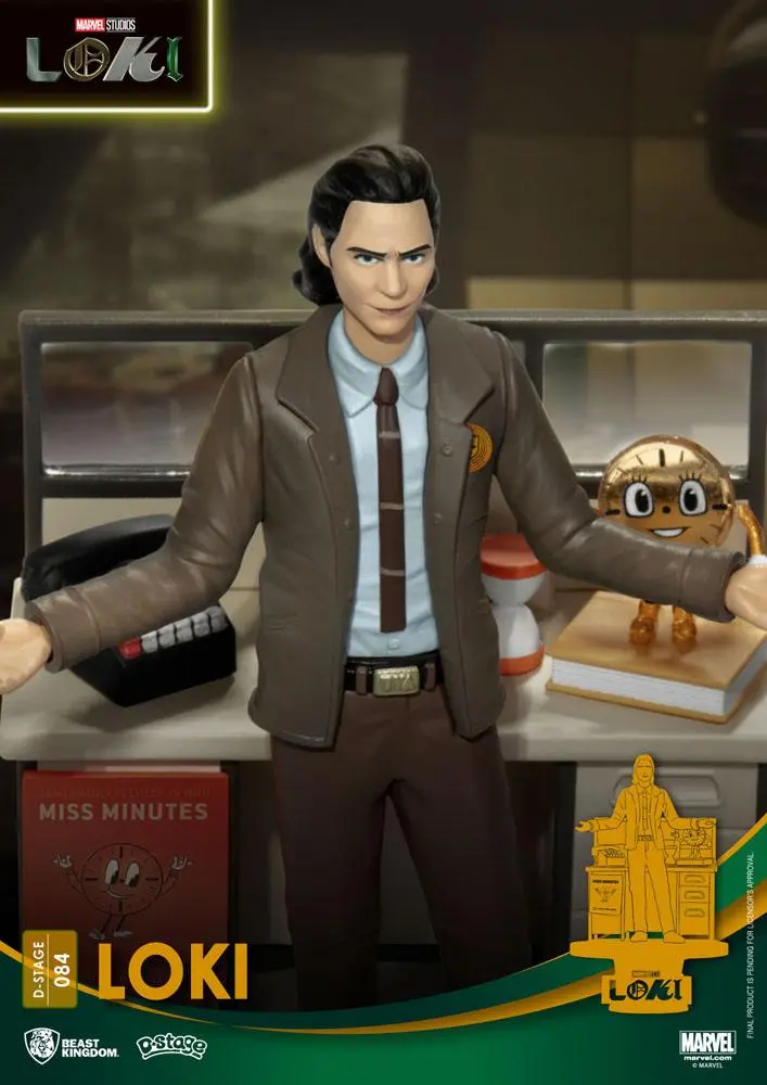 Loki D-Stage PVC Diorama Loki Closed Box Version 16 cm Produktfoto