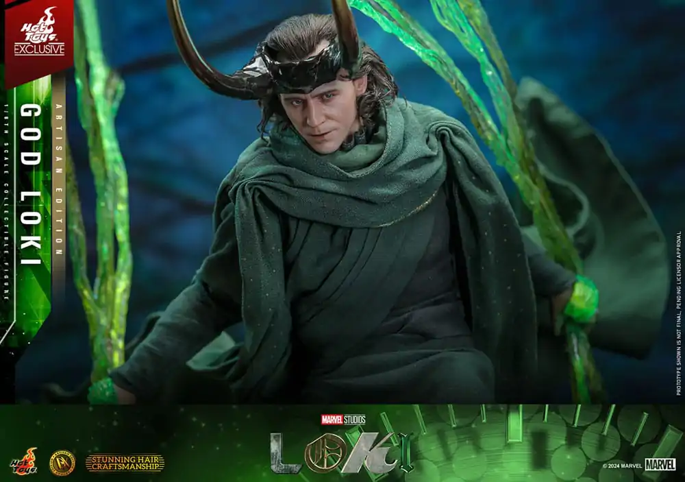 Loki DX Actionfigur 1/6 God Loki Artisan Edition Hot Toys Exclusive 31 cm Produktfoto