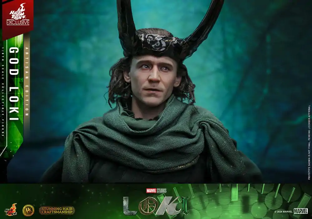 Loki DX Actionfigur 1/6 God Loki Artisan Edition Hot Toys Exclusive 31 cm Produktfoto